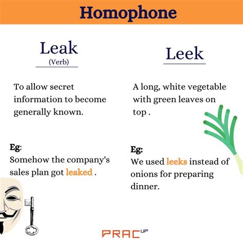 leek vs leak|Leak vs. Leek Homophones Spelling & Definition